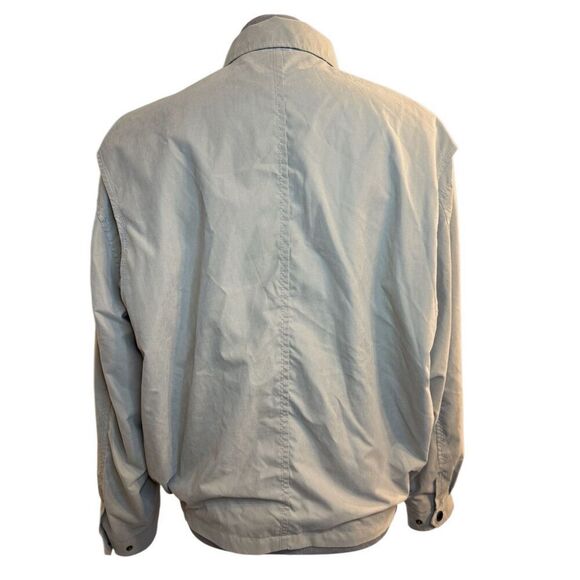 London Fog Retro Classic Khaki Jacket Mesh Lined Men's Size Large L Windbreaker - Picture 7 of 12